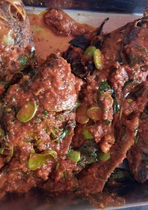 Foto resep Ikan mas sambal petai