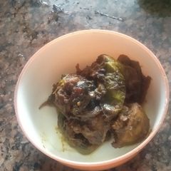A picture of Aloo baingan masaledar.