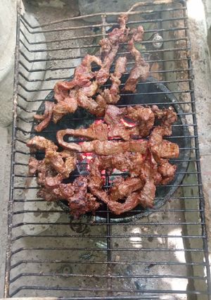 A picture of Beef suya.