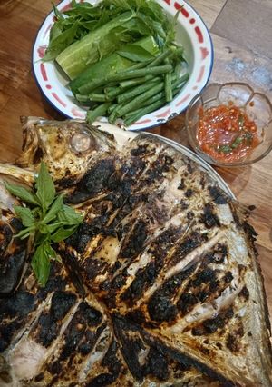 Foto resep Ikan bakar sambal tomat mentah