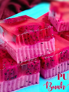 Foto resep Puding Buah Naga