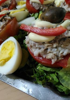 Una foto de Tomates rellenos