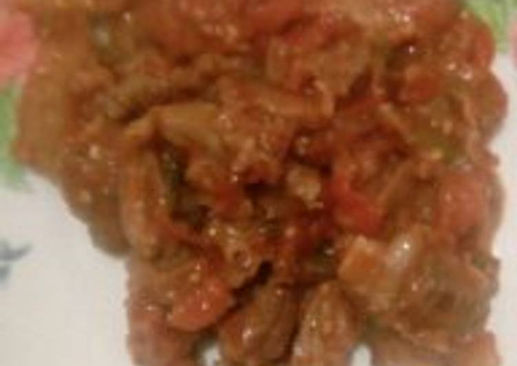 Recipe: at dinner Wet fry beef