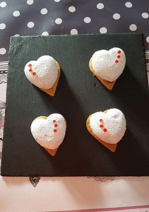 Une photo de Entremets amour (coeur coulant)