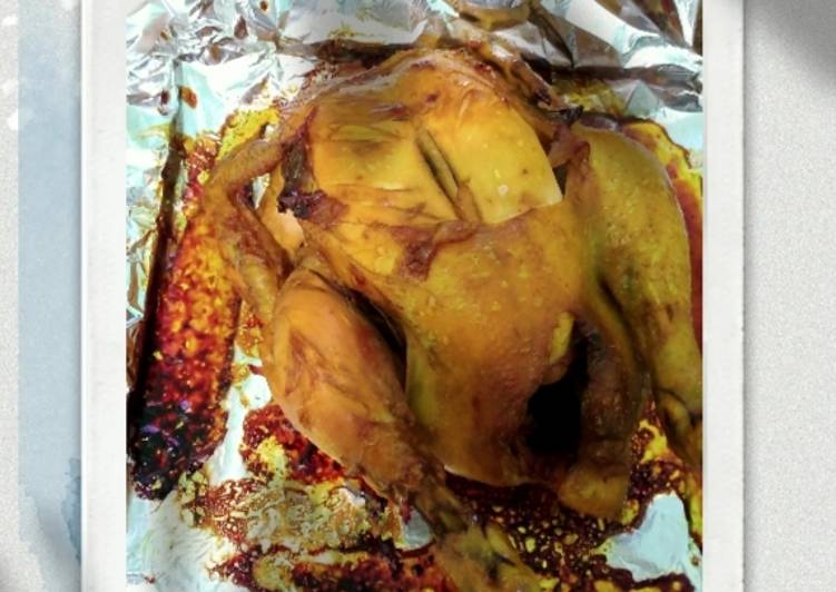 Cara Gampang Menyiapkan Ayam panggang utuh, Enak Banget