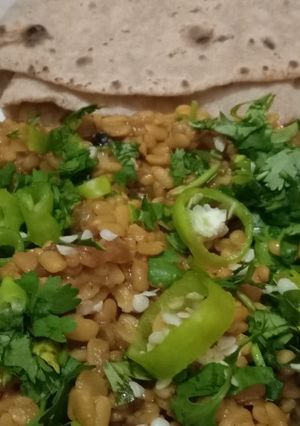 A picture of Makhni dal.