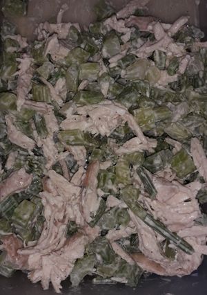 Una foto de Ensalada de celery con pollo