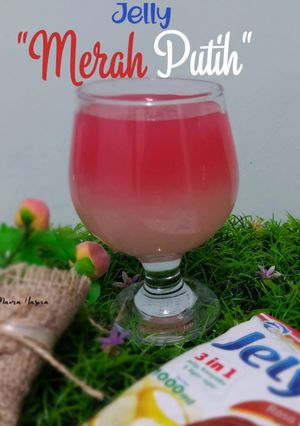 Foto resep Jelly Merah Putih