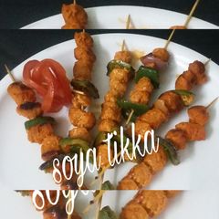 A picture of Soya bean tikka.