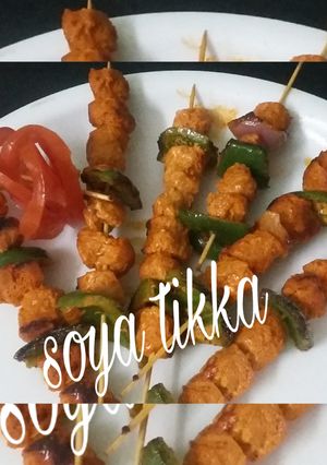 A picture of Soya bean tikka.