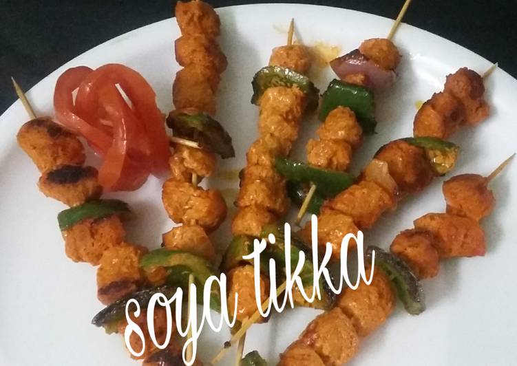 Simple Way to Prepare Quick Soya bean tikka