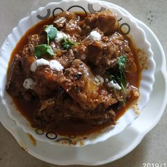 Chicken vindaloo A picture of Chicken vindaloo.