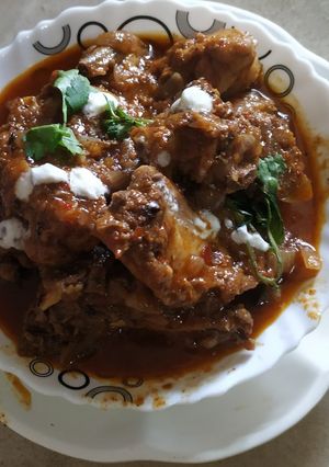 A picture of Chicken vindaloo.