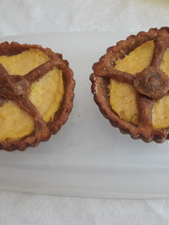 Una foto de Canastitas de zapallo y queso