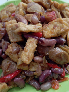 Foto resep Oseng Tahu Kacang Merah Sosis