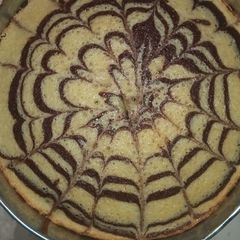 A picture of Zebra cake/ marble cake😍.