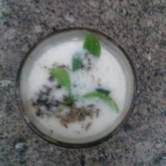 A picture of Pudina Lassi.
