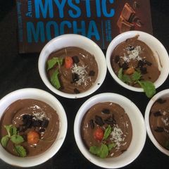 A picture of Eggless Chocolate mousse.