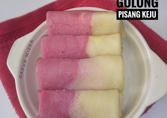 Easiest Way to Make Appetizing Dadar Gulung Pisang Keju