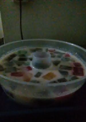 Foto resep Puding mozaik lembut nan cantik