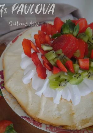 Foto resep Fruits pavlova