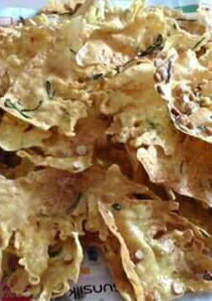 Foto resep Rempeyek kacang udang rebon renyah