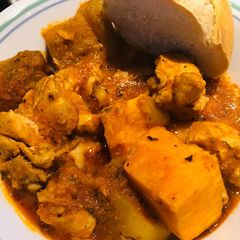 Crockpot Saucy Veggie Chicken Stew 🍲 A picture of Crockpot Saucy Veggie Chicken Stew 🍲.