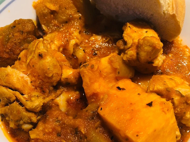 Recipe Crockpot Saucy Veggie Chicken Stew 🍲 the So Delicious Can spoil the tongue