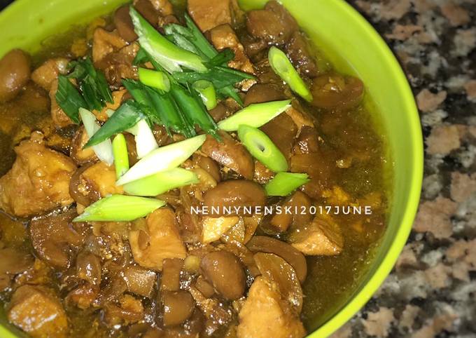 Ayam Jamur masak Saos Tiram