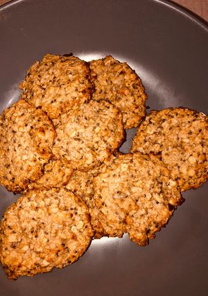 Una foto de Galletas de banana y coco