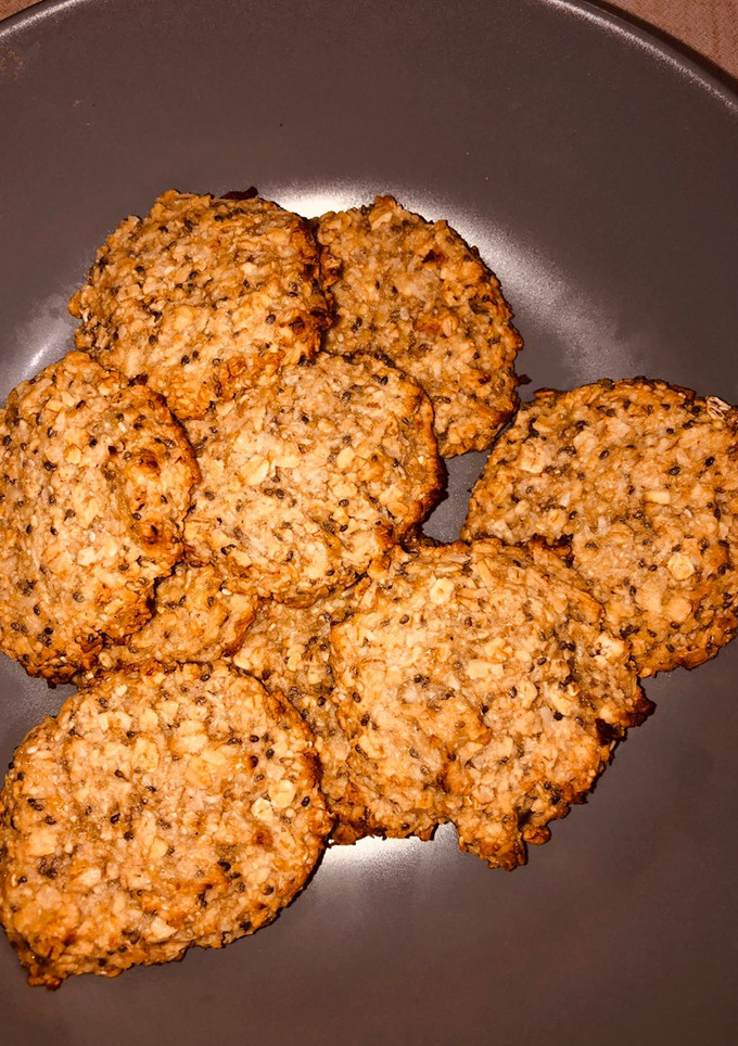 Una foto de Galletas de banana y coco