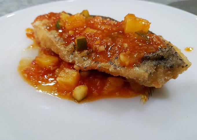 Simple Way to Prepare Favorite Malaysian Sweet and Sour Fish (Masam Manis)