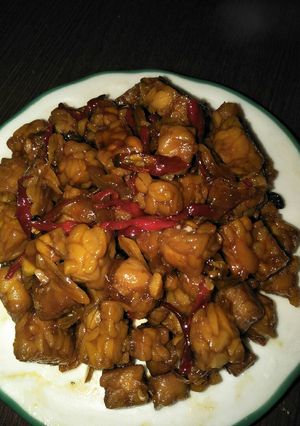 Foto resep Orek tempe pedas manis