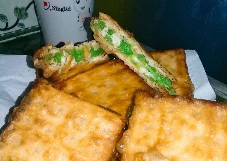 Resep Gabin Vla tape pandan yang Enak Banget