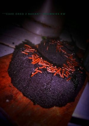 Foto resep Cake Oreo 2 bahan mirip browniessss