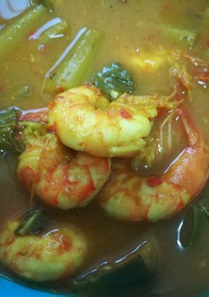 รูปของ แกงส้มกุ้งผักบุ้งมะเขือ