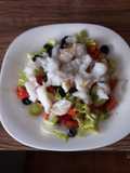 Esqueixada de bacalao