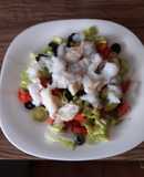 Esqueixada de bacalao