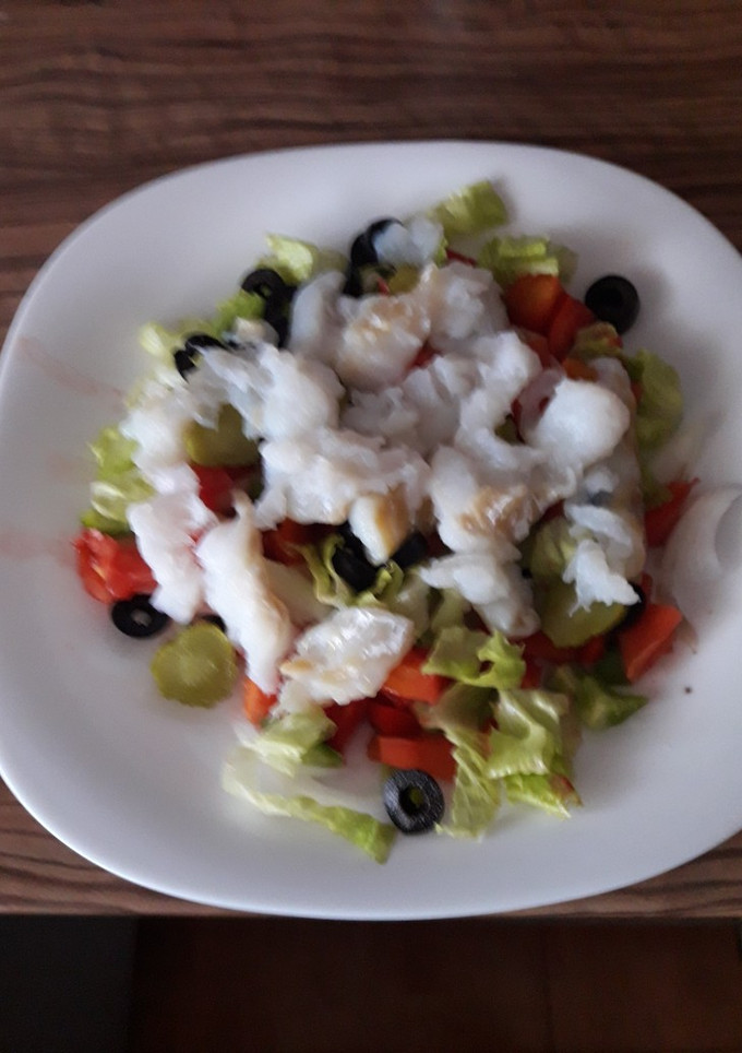 Una foto de Esqueixada de bacalao