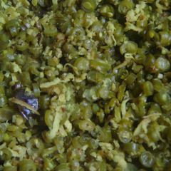 A picture of Beans/Payar thoran.