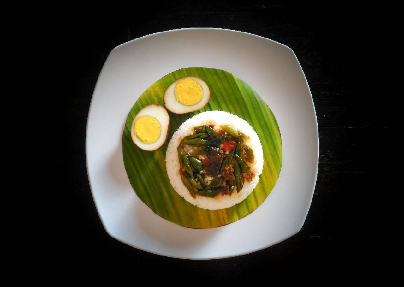 Buncis dan Tempe Semangit Bumbu Sangrai