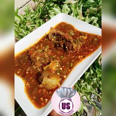 A picture of Okra soup.