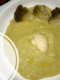 Foto resep Puree Brokoli Jagung Manis Kaldu Ayam Mpasi Baby EL day 17