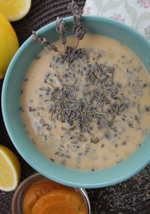 Sárgabarackleves levendulával (Gluténmentes) recept fotója