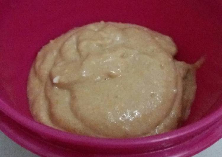 Cara Membuat MPASI 8 bulan, Nasi Daging Sapi Tempe Wortel (Menu 4 Bintang) yang Renyah