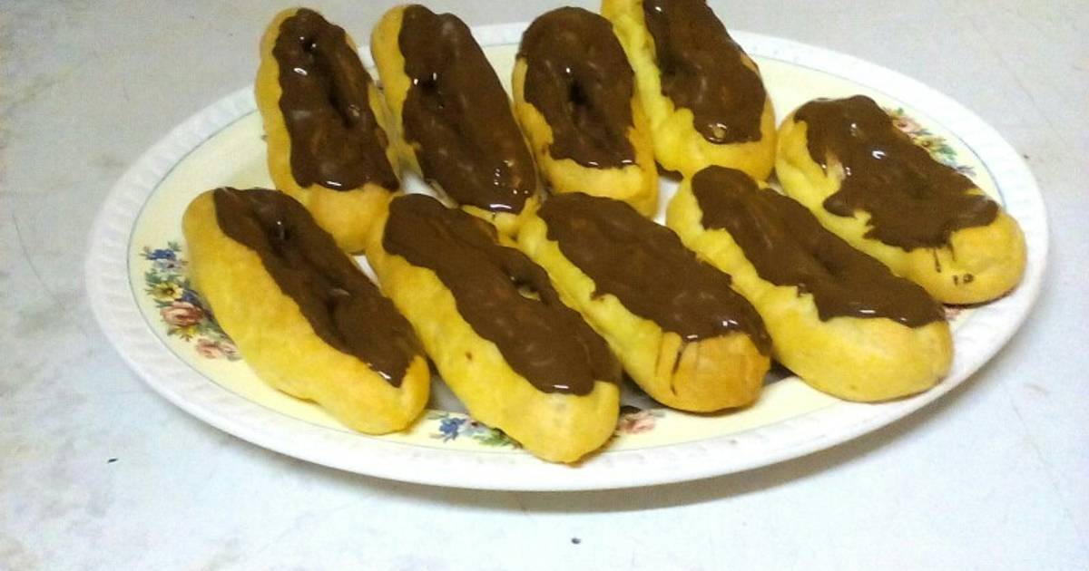 Chocolate Eclairs Recipe by Thamsi Mtshali Cookpad