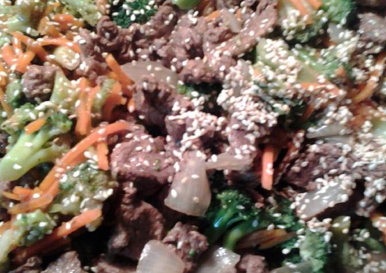 Recipe of Ultimate Sesame beef and broccoli