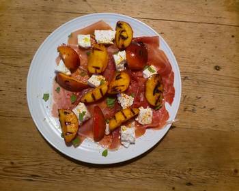 Popular Cuisine Grilled nectarine salad lazy summer supper Practical Delicious