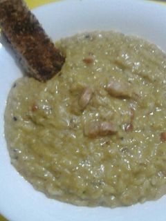 Una foto de Risotto con panceta