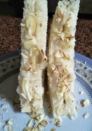 A picture of Sweet malai sandwich.
